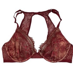 VICTORIA’S SECRET Sexy Lace Plunge Bralette Bra
